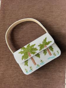 Sac à bandoulière bohème en coton brodé de perles pour femme, avec rabat et fermeture magnétique, idéal pour l'été, les voyages quotidiens, blanc, écologique, grande taille - Product Image 2