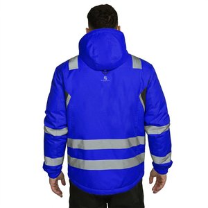 Chaqueta de Trabajo de Seguridad Impermeable de Alta Visibilidad para Hombre, Reflectante, de Invierno, para Construcción, Resistente al Viento, 2026 - Product Image 3