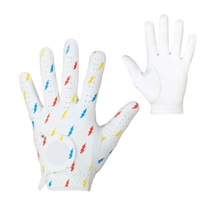 PROVEN ENTERPRISES White Cabretta Leather Luxury Right Hand Golf Gloves Button Closure Adjustable Wrist <b>Strap</b> Hand Grips - Product Image 6
