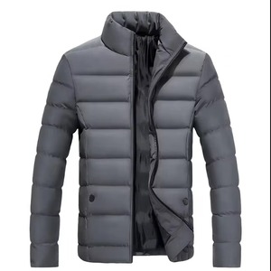 RNSHANGER Men's <b>Slim</b> <b>Fit</b> Formal Waterproof Windproof 100% Nylon Winter <b>Jacket</b> with Zipper Closure Custom Wholesale - Product Image 2