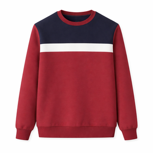 ผู้ผลิตเสื้อสเวตเชิ้ตผ้าฝ้ายฟลีซ OEM แบบคัสตอม สไตล์วินเทจ คอกลม ลำลอง สำหรับฤดูหนาว ยูนิเซ็กซ์ รับผลิตแบรนด์ส่วนตัว สำหรับยุโรป - Product Image 3