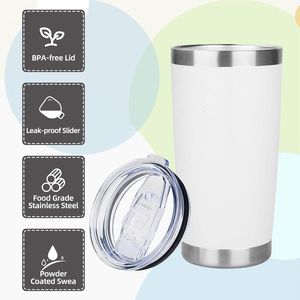 Vaso Térmico de Acero Inoxidable de 20oz con Tapa de Vacío de Doble Pared, Vaso de Viaje para Café y Agua, Venta al por Mayor - Product Image 4