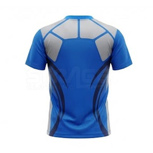 Camiseta de Voleibol Profesional para Hombre, Manga Corta, Ecológica, Ligera, Tejido Transpirable que Absorbe la Humedad - Product Image 3