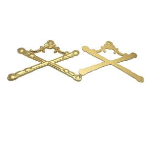 Colgante de Regalia Fraternal para Secretario Masónico, Joya de Metal Dorado y Cuero, para Oficial Secretario Masónico - Product Image 6