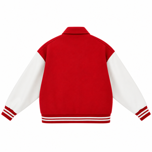 Chaqueta Bomber Personalizada con Logotipo Bordado, Chaqueta Cortavientos con Botones, Estilo Urbano, Chaqueta Universitaria de Béisbol - Product Image 2