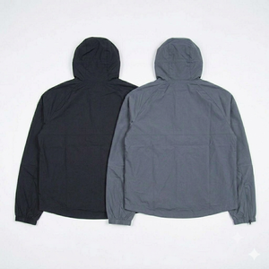 Manufacturer Wholesale Custom Lightweight Breathable <b>Pullover</b> <b>Men</b> Solid Vintage Outdoor Sports Running Training <b>Jacket</b> OEM ODM - Product Image 4