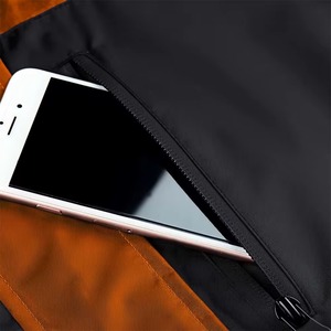 High Quality Autumn <b>Windbreaker</b> Set 2 Piece Sportswear Drawstring Closure Hidden Hood Casual Activewear Logo 100% Cotton - Product Image 6