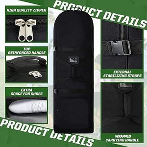 Sac de voyage sportif personnalisé tendance, sac à roulettes, sac à dos de voyage, grande capacité, imperméable, en polyester, sac de golf - Product Image 2