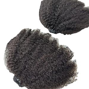 Meilleures ventes 100% Extensions de cheveux Remy vietnamiens Dernières tendances Curly Silky Waves Loose Deep Clip-Ins Burmese Curly Style - Product Image 6