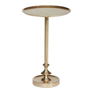 Premium Metal Drink <b>Table</b> For Bedroom Lounge Setup With <b>Minimalist</b> Finish And Functional Round Top - Product Image 2