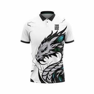 Camiseta de Cricket Ligera con Gráfico de Dragón, Sublimación Personalizada, Ropa Deportiva Transpirable de Alto Rendimiento, Camisetas de Cricket para Partidos de Equipo - Product Image 1