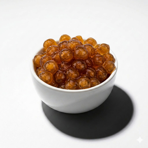 Honey tapioca pearls For Parties And Events <b>Bubble</b> <b>Tea</b> <b>Ingredients</b> Iced <b>Tea</b> Consistent Texture Made In Taiwan Versatile Topping - Product Image 1
