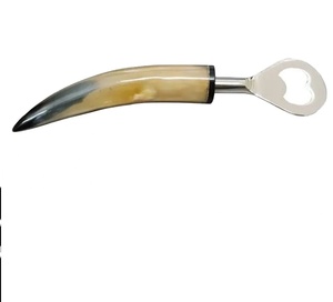 Ouvre-bouteille indien Handel en corne fait à la main Meilleur prix Ouvre-bouteille en corne de buffle - Product Image 1