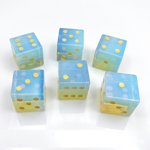 Stone Opalite D6 <b>Dice</b> Cube Natural Gemstone Crystal Stone D6 <b>Dice</b> Engraved Stone Custom <b>Dice</b> <b>Sets</b> - Product Image 5