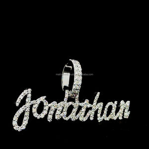 จี้ 'jonathan' ที่มีคุณภาพดีสไตล์ยุโรปอเมริกันทันสมัยเครื่องประดับฮิปฮอปส่วนบุคคลออกแบบตัวอักษรฮิตขายส่ง - Product Image 1