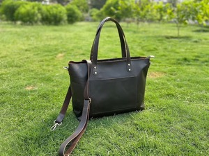 Bolso Tote de Cuero Genuino Hecho a Mano para Mujer 2026 con Cierre de Cremallera, Gran Capacidad, Bolso de Hombro Portátil LTB-0279 - Product Image 4