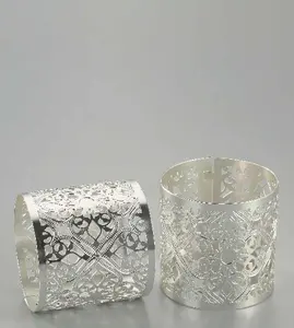 Anillo de Servilleta de Metal Hecho a Mano de la Serie Elegante de Lujo, Anillo de Servilleta de Metal de Lujo Hecho a Mano, Diseño Exclusivo de Zahid Exports en India - Product Image 1