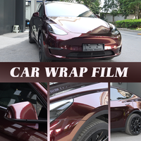 Film de protection de la peinture Ppf pour voiture Film d'emballage en vinyle de couleur Ppf Film de changement de couleur Rainbow Laser Silver Vinyl Car Wrapping Film