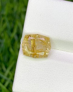 Cuarzo Rutilado Dorado Natural, Gema Facetada de Forma Elegante, Piedra Suelta para Joyería, Venta al por Mayor, ZUBEDA GEMS JEWELLRY Third - Product Image 6