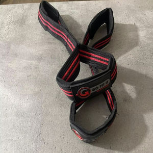 Set Combinado de Muñequeras y Correas de Levantamiento en Forma de 8 - Neopreno y Elástico, Accesorios de Gimnasio Ligeros y Ajustables - Product Image 1