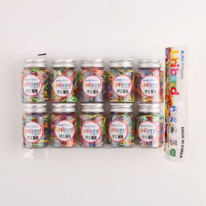 Bandas elásticas para el cabello Uniband de TPU hechas en Corea, lazos para el cabello unisex casuales, empaquetadas en botella. - Product Image 1