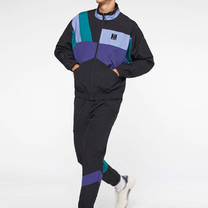 Ensemble coupe-vent pour homme, vêtements de sport décontractés, légers, haut et bas, pour la course à pied, l'entraînement, la remise en forme, ensemble de vêtements de sport respirants - Product Image 1