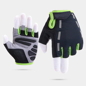 Custom Safety Cycling <b>Gloves</b> Polyester Half Finger Waterproof Breathable Outdoor Racing Sport <b>Gloves</b> - Product Image 1