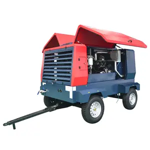 HGT330-8Y Cheap price 330cfm 8bar 84kw portable diesel driven rotary screw air compressor