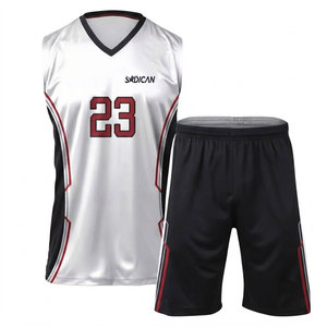 Uniforme de volley-ball classique à manches courtes avec tissu 100% polyester à séchage rapide, coupe confortable pour des mouvements faciles pendant les matchs - Product Image 1