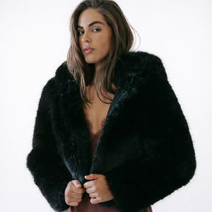 Veste courte matelassée pour femme, veste d'hiver rembourrée - Product Image 1