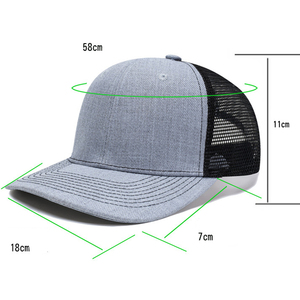High Quality Adjustable Unisex Mesh Trucker Cap with 3D Embroidery Custom Logo Hip Hop Cycling Outdoor Sport Cap - Product Image 2