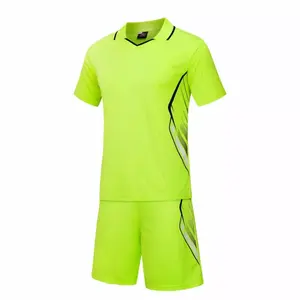Maillot d'entraînement de football pour hommes, blanc et vert, uniforme d'entraînement de football pour adultes, maillot de football uni, vente chaude - Product Image 2