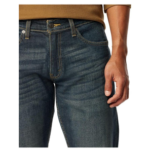 Jeans de Mezclilla de Pierna Recta para Hombre |   Pantalones Casuales de Ajuste Cómodo para Uso Diario y Actividades al Aire Libre - Product Image 4
