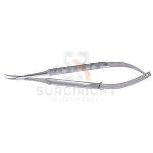 Porte-aiguilles micro-courbés en acier inoxydable, instrument chirurgical pour la manipulation d'aiguilles microchirurgicales par SurgiRight - Product Image 5