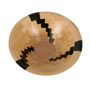 Juego de Tres Tazones de Madera de Acacia de Diseño Vintage para Servir, Tazón Decorativo de Madera para Mesa de Comedor, para Acampar - Product Image 3