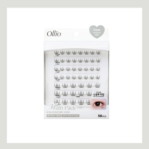 Extensions de cils abonnie Ollio sans colle, multi-pack, transparentes - Product Image 2