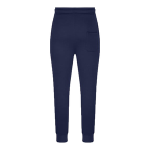Wholesale Men's Navy Blue High Waist Sweatpants Side Pockets Elastic Waist Casual Joggers Winter Windproof Lightweight Knitted - Product Image 1