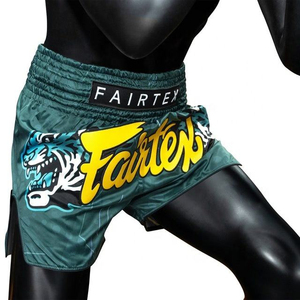 Rushguard Wrestling Wear Unisex Boxing <b>Shorts</b> Fair tex Elastic Quick Dry Shrink-Proof Front Logo Martial Arts <b>MMA</b> Grappling - Product Image 3