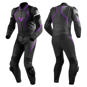 Traje de Motociclismo de Dos Piezas de Poliéster Transpirable de Alta Calidad, Diseño Profesional Personalizado con la Mejor Protección Frontal - Product Image 3