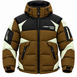 Hot Selling Custom Insulated Canvas Stand Collar Puffer Jacket Wholesale Winter <b>Bubble</b> <b>Coat</b> Private Label OEM Service - Product Image 6