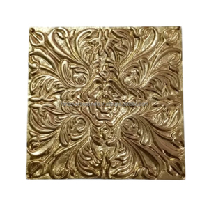 Premium Metal Furniture <b>Knobs</b> With Embossed Pattern Ideal for <b>Cabinets</b> Drawers & Dressers in Diverse Styles - Product Image 2