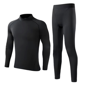 Shorts de compression pour hommes pour l'entraînement en salle de sport, motif uni, collants de course avec poches, protection anti-UV, Spandex/Nylon, 2 devant - Product Image 4