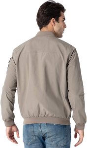 Chaqueta de invierno informal de alta calidad con logotipo personalizado, chaqueta deportiva con capucha para hombre, chaqueta bomber de poliéster, chaqueta impermeable personalizada - Product Image 5
