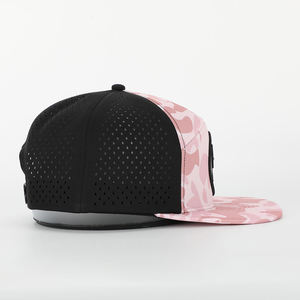 OARH INT INDUSTRY 2026 Gorra Unisex Negra de 5 Paneles con Visera Plana, Tejido de Malla, Ajustable con Cierre a Presión y Logotipo Frontal con Impresión Digital - Product Image 3