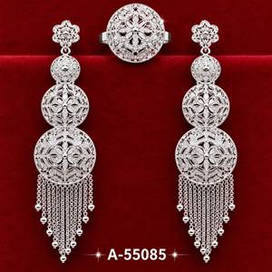 Boucles d'oreilles en forme de cœur en corail plaqué or 24 carats pour femmes, bijoux de mariage de style luxueux, A-55080 - Product Image 5