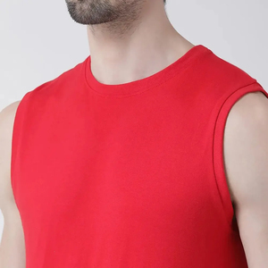 Custom Men's Shirts <b>Stringer</b> Tank Top Breathable 100% Cotton Fabric T Shirt Men Tank Top Sleeveless Quick Dry T-shirts - Product Image 4