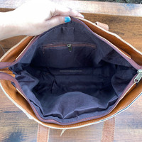 Tas Tote kulit sapi untuk wanita, tas jinjing modis bahan bulu kulit sapi, tas desainer Multi guna untuk wanita