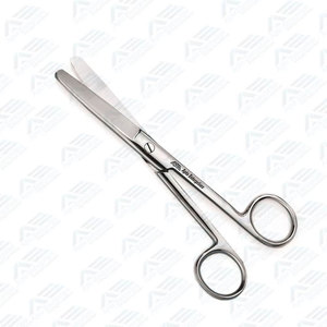 Ciseaux chirurgicaux droits à lame émoussée en acier inoxydable pour pansements, instruments de chirurgie en gros par Apto Enterprises - Product Image 3
