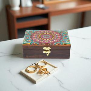 Caja de Madera Impresa para Recuerdos de Bebé, Joyero de Madera para Guardería, Caja de Almacenamiento para Recuerdos, Caja de Suministro al por Mayor - Product Image 2