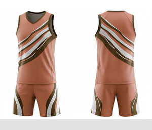 Maillot de basket-ball de haute qualité en sublimation, séchage rapide, respirant, en polyester, avec short, vêtements de sport d'équipe pour hommes, femmes et jeunes - Product Image 4